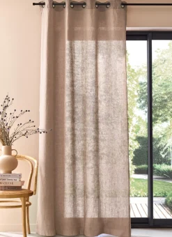Bouchara Rideau^RIDEAU EN LIN LAVÉ UNI