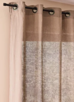 Bouchara Rideau^RIDEAU EN LIN LAVÉ UNI