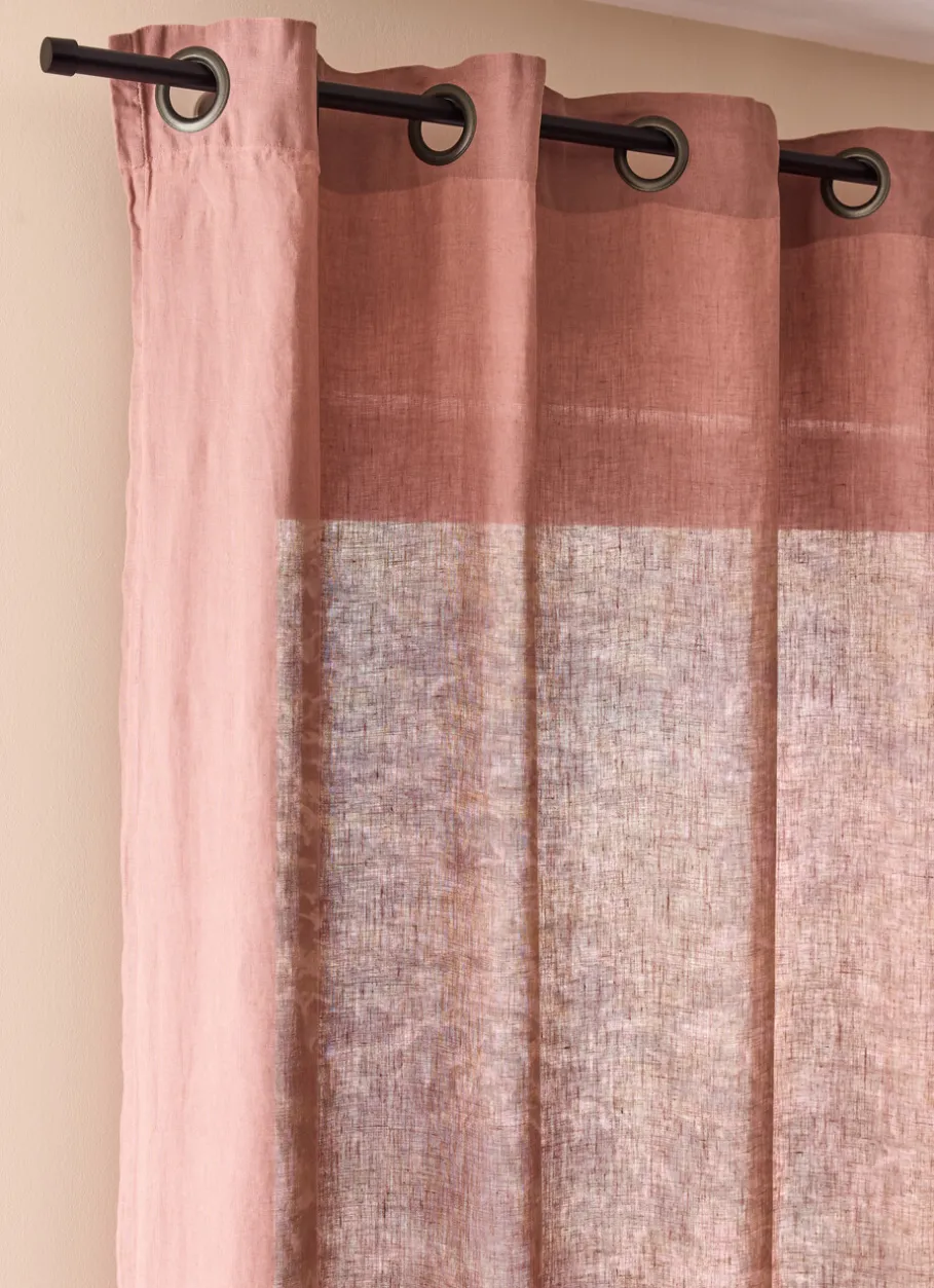 Bouchara Rideau^RIDEAU EN LIN LAVÉ UNI