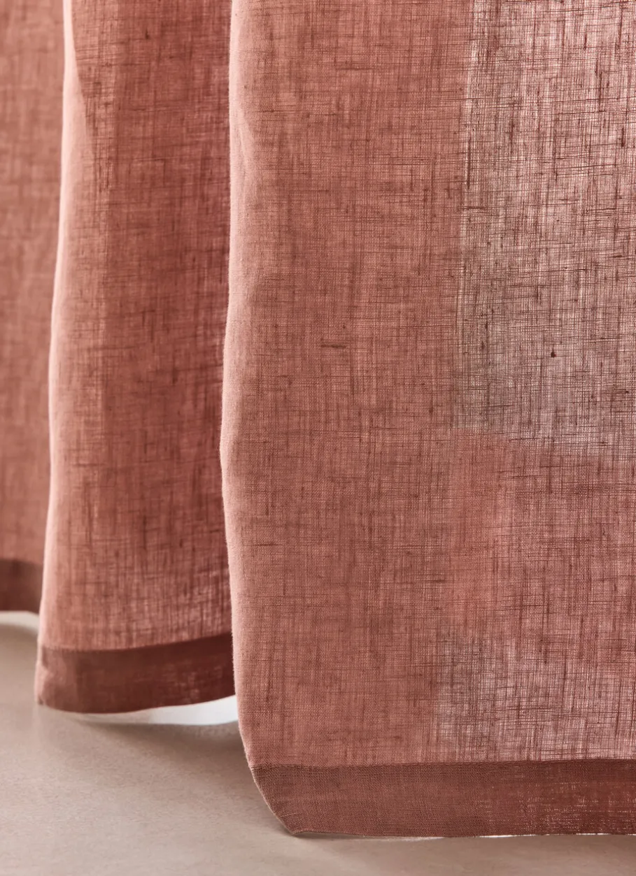 Bouchara Rideau^RIDEAU EN LIN LAVÉ UNI