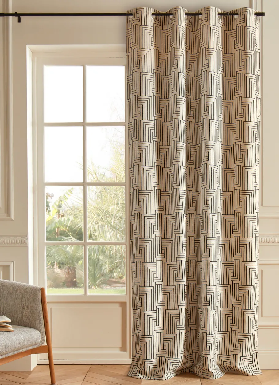 Bouchara Rideau^RIDEAU JACQUARD BICOLORE