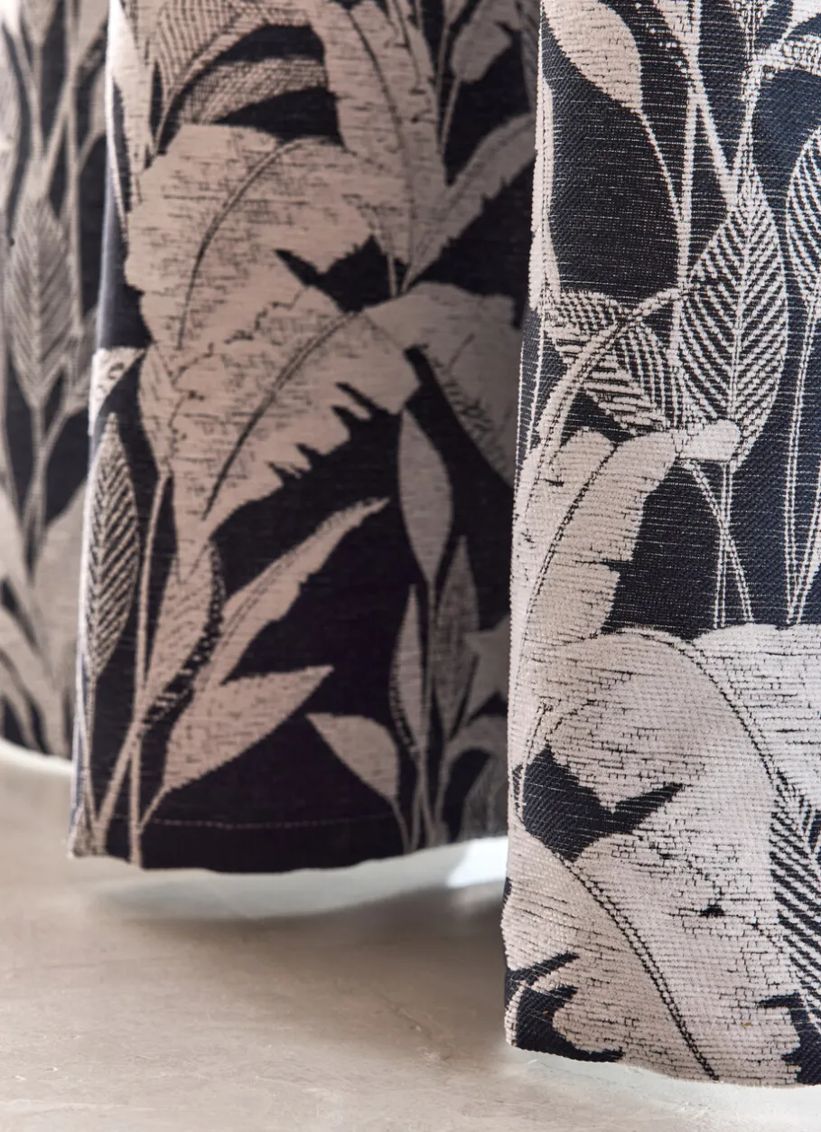 Bouchara Rideau^RIDEAU JACQUARD CHENILLE AVEC MOTIFS VÉGÉTAUX