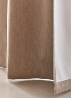 Bouchara Occultant, Thermique^RIDEAU OCCULTANT ASPECT AVEC LIN