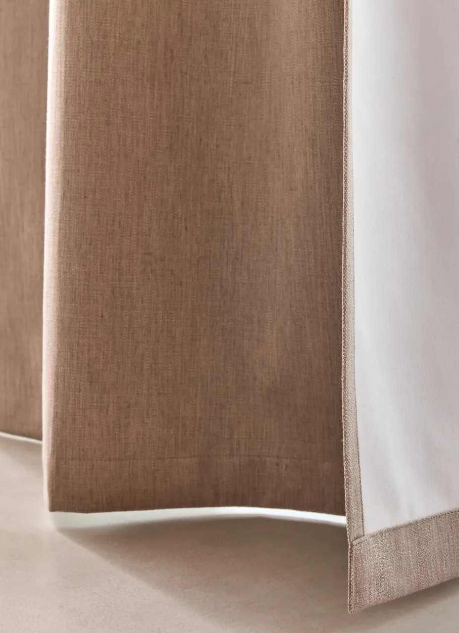 Bouchara Occultant, Thermique^RIDEAU OCCULTANT ASPECT AVEC LIN