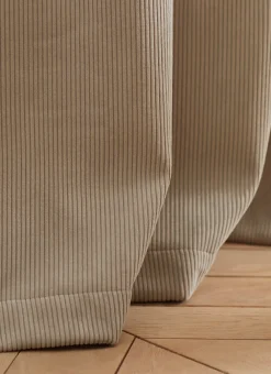 Bouchara Occultant, Thermique|Rideau^RIDEAU TAMISANT UNI EN VELOURS CÔTELÉ