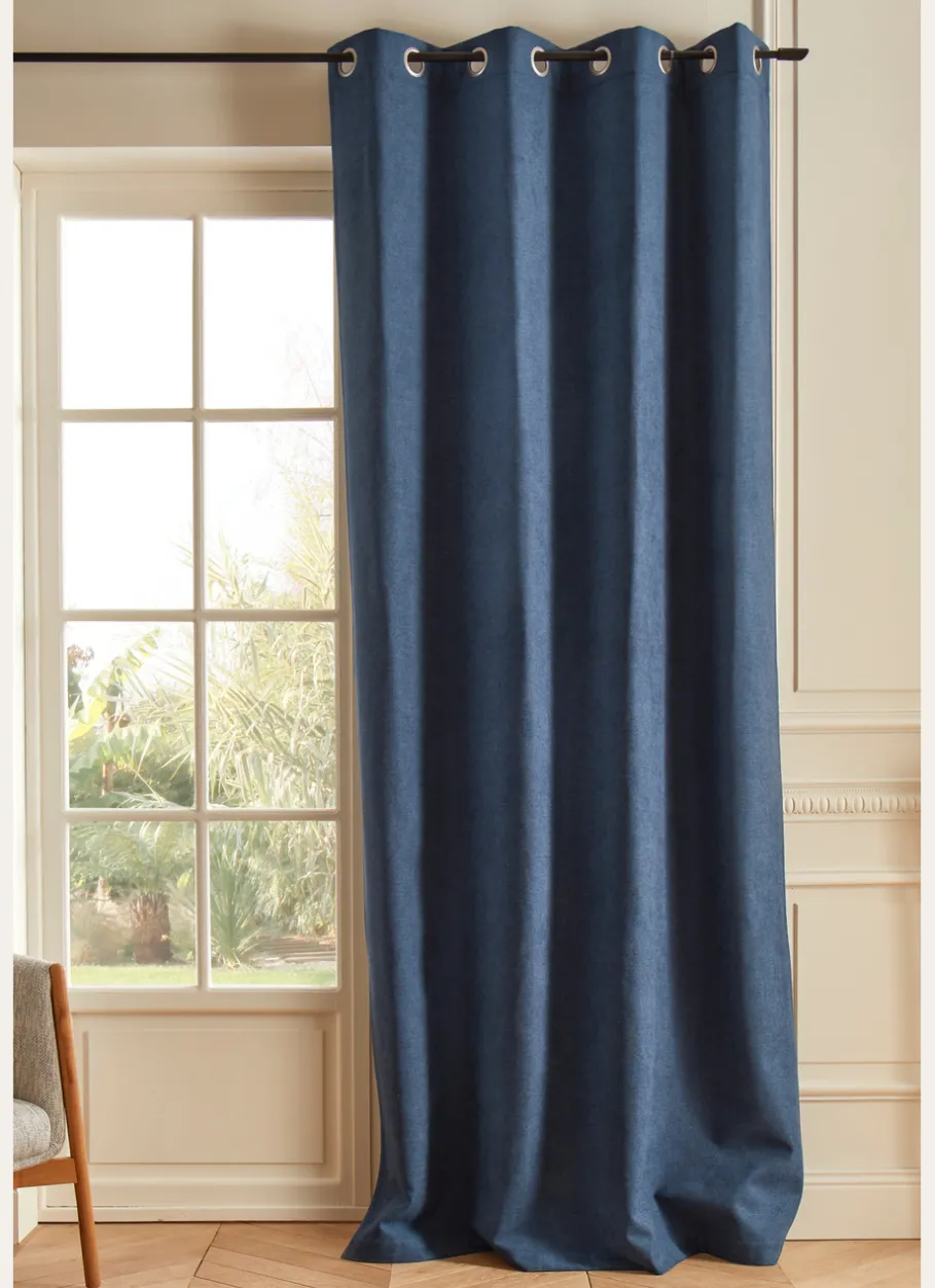 Bouchara Occultant, Thermique|Rideau^RIDEAU THERMIQUE UNI EFFET VELOURS MAT