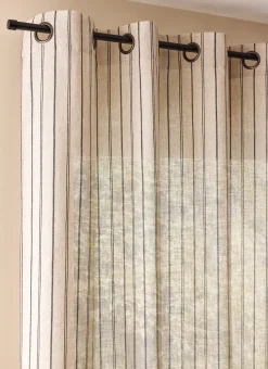 Bouchara Rideau^RIDEAU TRAMÉ À RAYURES