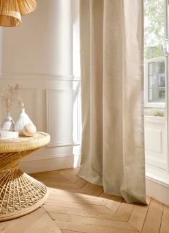 Bouchara Rideau^RIDEAU UNI AVEC EFFET GRATTÉ