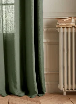 Bouchara Rideau^RIDEAU UNI EN LIN LAVÉ