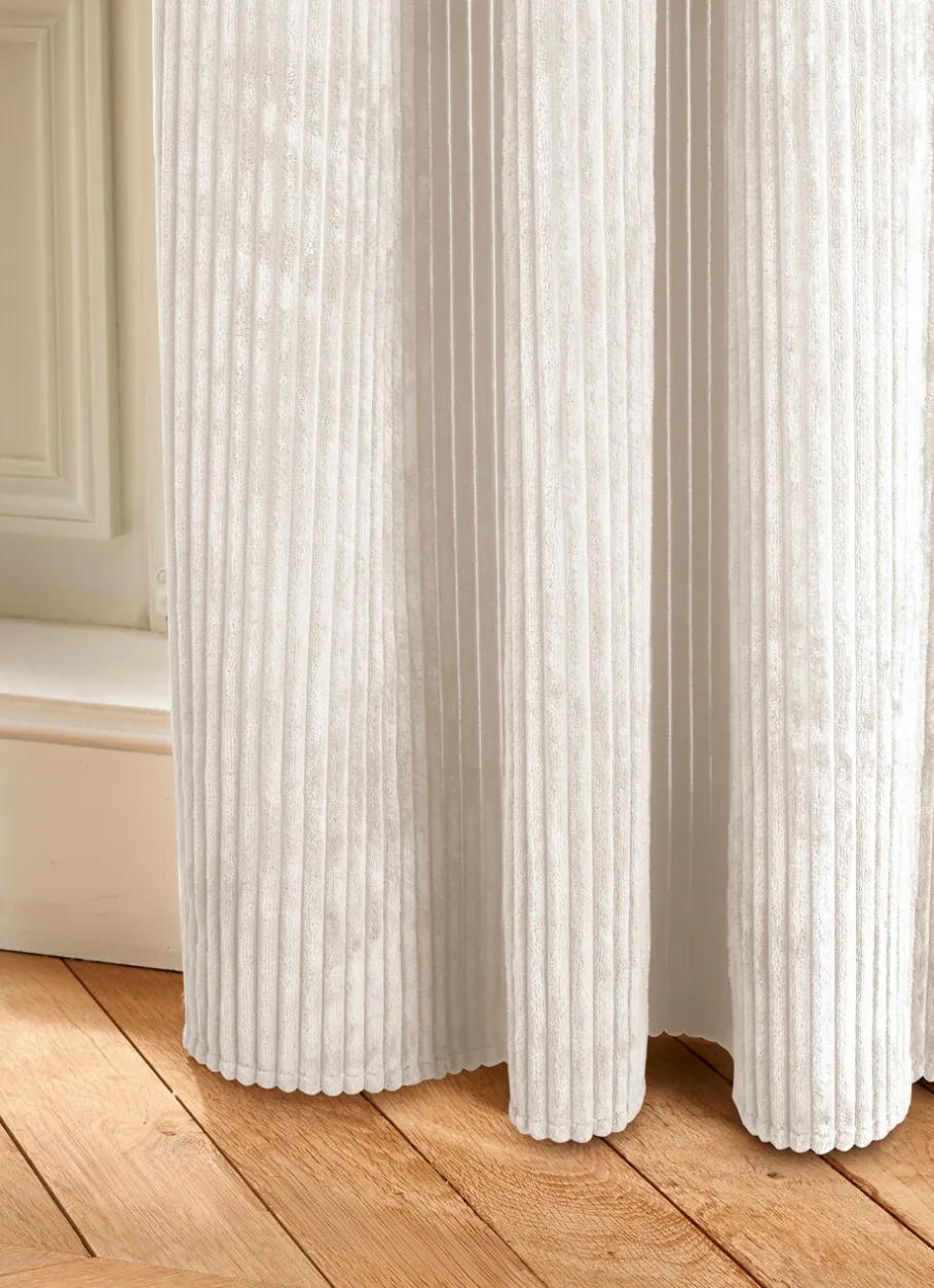 Bouchara Rideau^RIDEAU UNI EN VELOURS CÔTELÉ TERRY