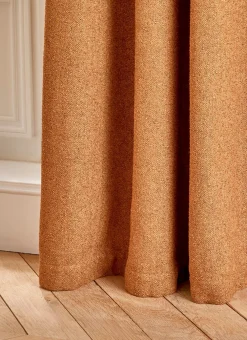 Bouchara Rideau^RIDEAU UNI LÉGER EN BOUCLETTE TAMISANT