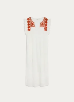 Bouchara Pyjama, Chemise De Nuit^ROBE SANS MANCHES EN GAZE DE COTON