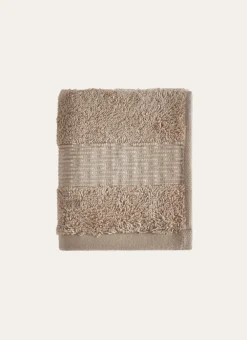 Bouchara Linge De Bain Uni^SERVIETTE INVITÉ COTON BIO JACQUARD GAUFRÉ 450GR