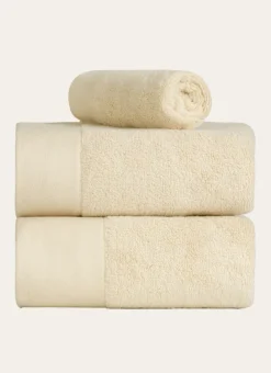 Bouchara Linge De Bain Uni^SERVIETTE INVITÉ COTON MOELLEUX ZÉRO TORSION