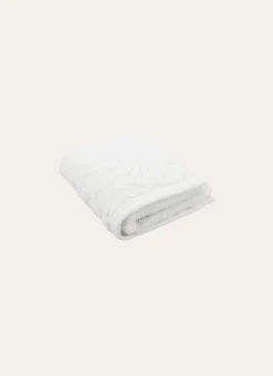 Bouchara Linge De Bain Fantaisie|Linge De Bain Uni^SERVIETTE INVITÉ LITEAU VELOURS CISELÉ