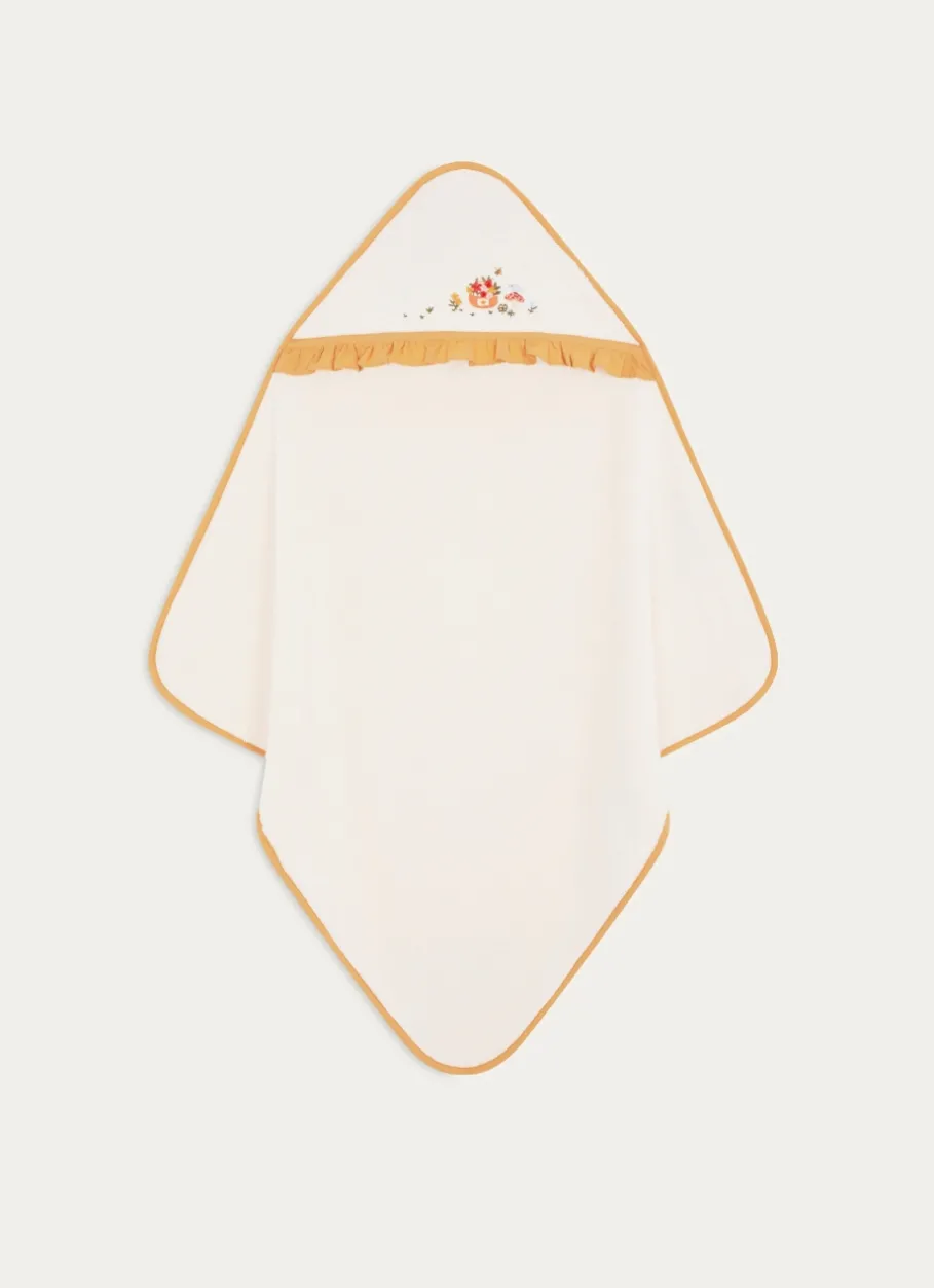 Enfant Bouchara Linge De Bain^SET CAPE DE BAIN ET GANT DE TOILETTE EGLANTINE