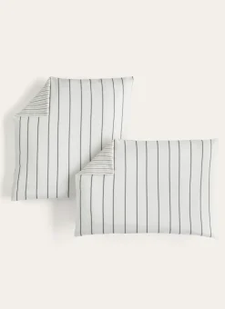 Bouchara Taie À Motifs^SET DE 2 TAIES D'OREILLER EN FLANELLE CHARLES