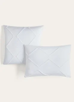 Bouchara Taie À Motifs^SET DE 2 TAIES D'OREILLER ÉMOTION