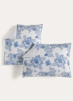 Bouchara Taie À Motifs^SET DE 2 TAIES D'OREILLER PERCALE DE COTON