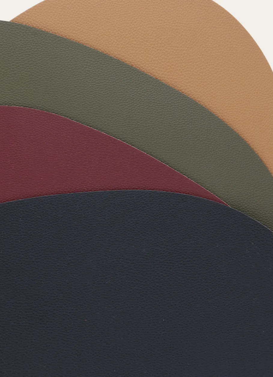 Bouchara Set De Table^SET DE TABLE EFFET CUIR EN FORME DE GALET