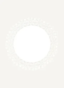 Bouchara Set De Table|Table De Noël^SET DE TABLE EN FEUTRINE DÉCOR CRISTAUX DÉCOUPÉS