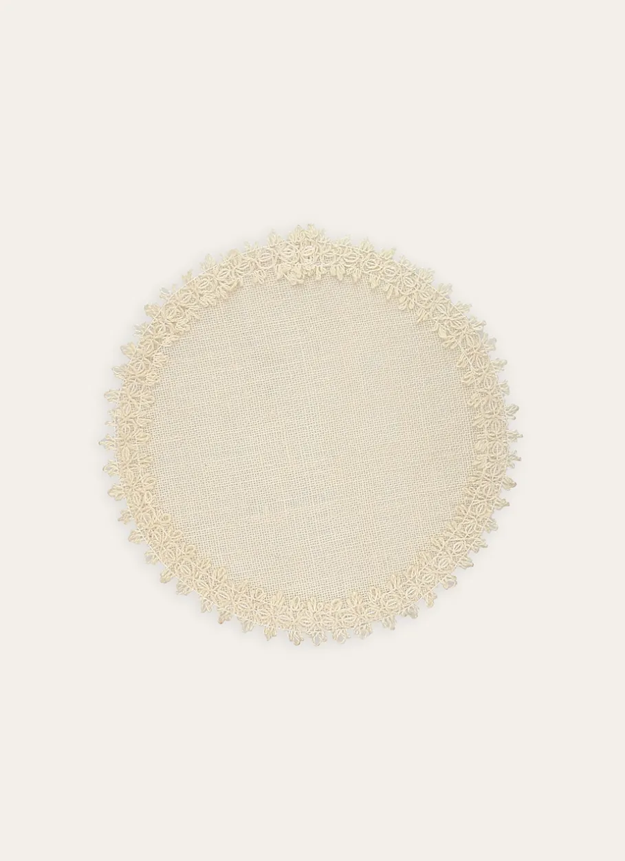 Bouchara Set De Table^SET DE TABLE EN LIN FINITION GALON