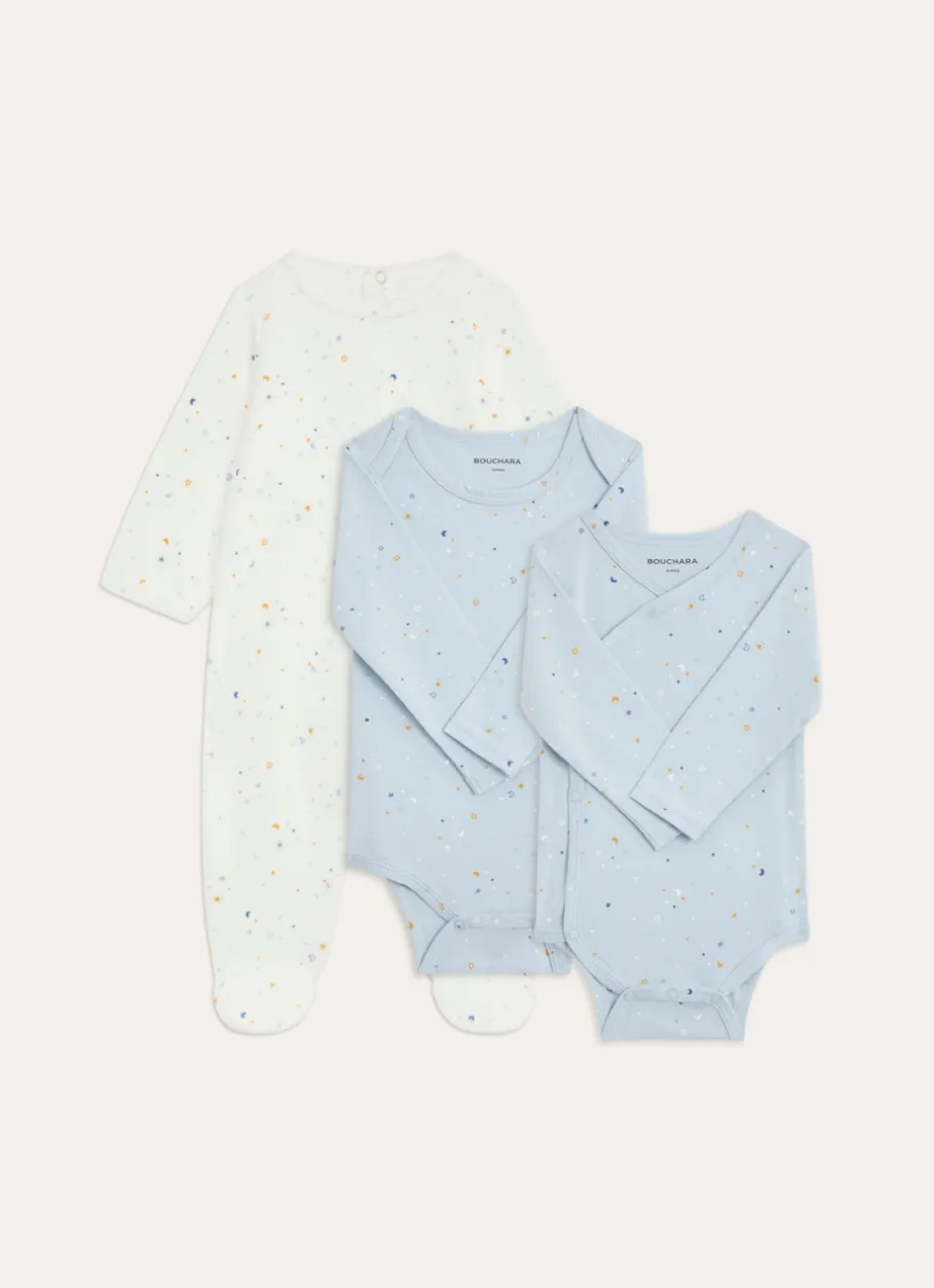 Enfant Bouchara Les Essentiels De Bebe^SET GRENOUILLÈRE & BODY MOTIF PETITES ÉTOILES
