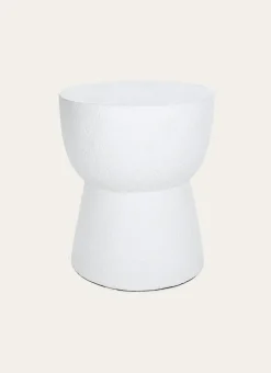 Bouchara Pouf, Tabouret, Chaise^TABOURET EFFET CRÉPIS FORME SABLIER