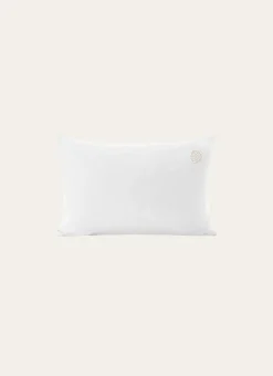 Enfant Bouchara Linge De Lit^TAIE BÉBÉ EN GAZE DE COTON BRODERIE FEUILLE