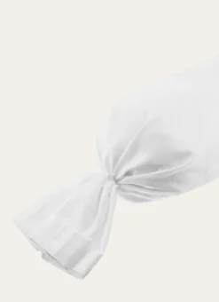 Bouchara Taie Unie^TAIE DE TRAVERSIN EN SATIN DE COTON JACQUARD RAYÉ