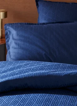 Bouchara Taie À Motifs^TAIE D'OREILLER JACQUARD UNI MOTIF GÉOMÉTRIQUE