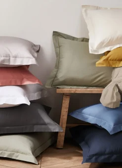 Bouchara Taie Unie^TAIE D'OREILLER UNIE EN COTON