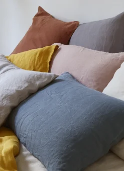 Bouchara Taie Unie^TAIE D'OREILLER UNIE EN LIN LAVÉ 165GR