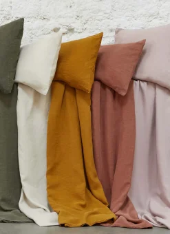 Bouchara Taie Unie^TAIE D'OREILLER UNIE EN LIN LAVÉ 165GR