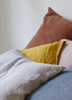 Bouchara Taie Unie^TAIE D'OREILLER UNIE EN LIN LAVÉ 165GR