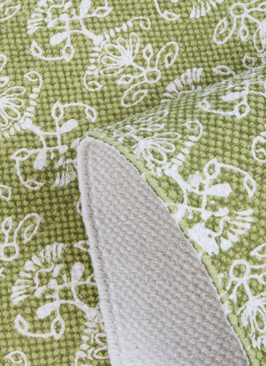 Bouchara Tapis^TAPIS EN COTON IMPRIMÉ FLORAL