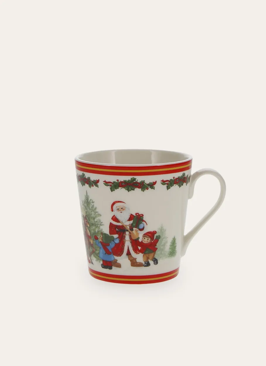Bouchara Tasse, Bol^TASSE À CHOCOLAT CHAUD EN PORCELAINE MOTIF NOËL