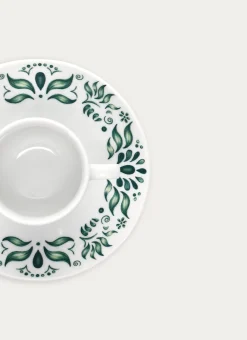 Bouchara Tasse, Bol^TASSE AVEC SOUCOUPE EN PORCELAINE
