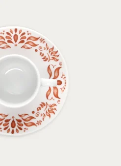 Bouchara Tasse, Bol^TASSE AVEC SOUCOUPE EN PORCELAINE