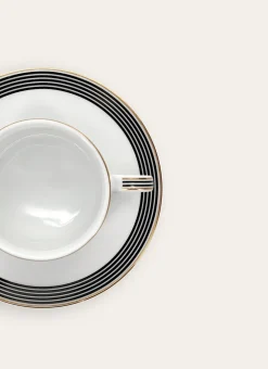 Bouchara Tasse, Bol^TASSE EN PORCELAINE AVEC LISERET EN OR SONGE