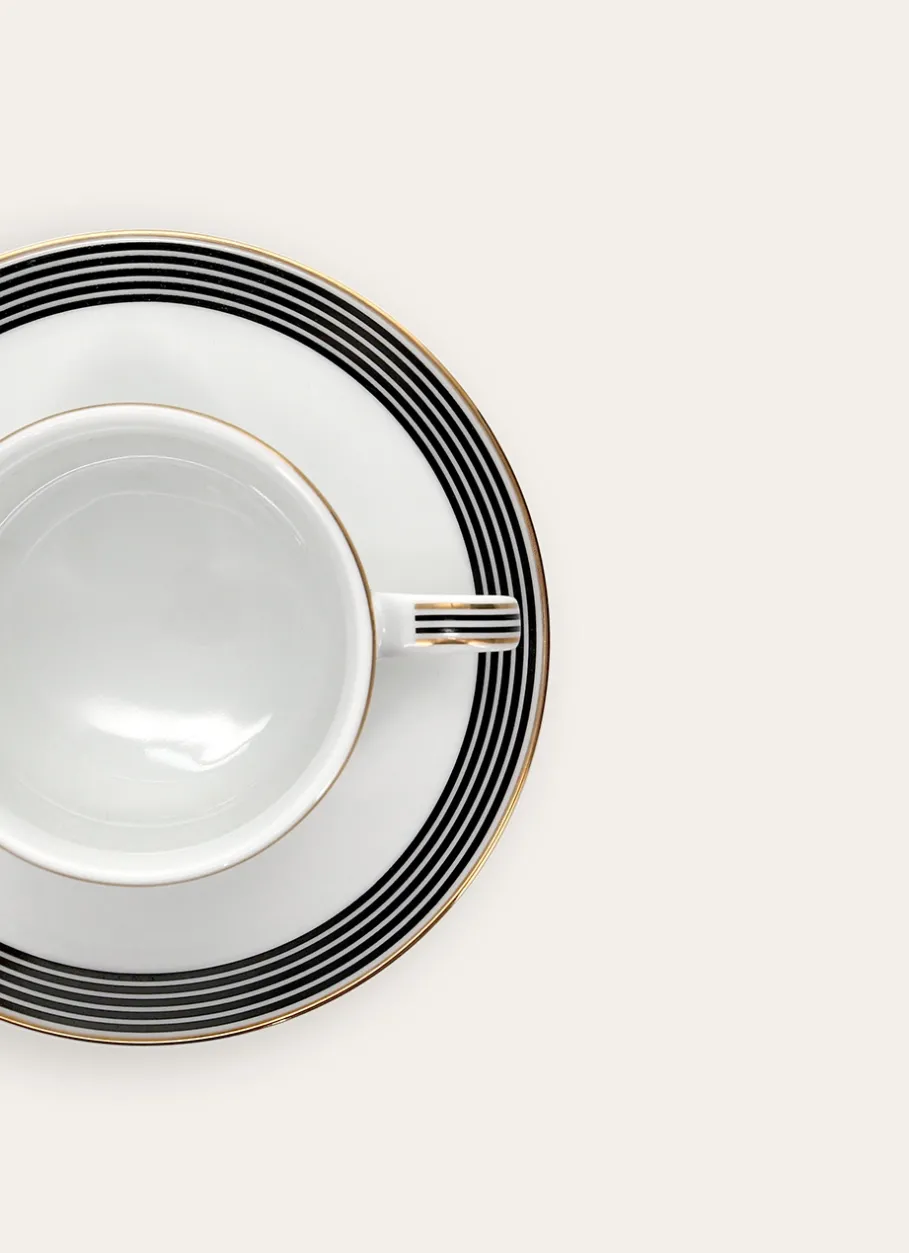 Bouchara Tasse, Bol^TASSE EN PORCELAINE AVEC LISERET EN OR SONGE