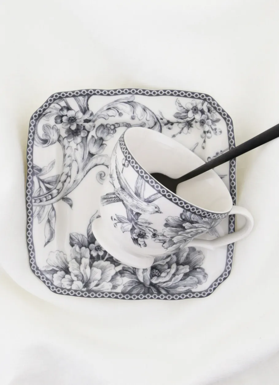 Bouchara Tasse, Bol|Table De Noël^TASSE ET SOUCOUPE EN GRÈS ADELAÏDE