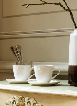 Bouchara Tasse, Bol|Table De Noël^TASSE ET SOUCOUPE EN PORCELAINE ROYAL