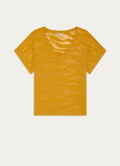 Bouchara Pyjama, Chemise De Nuit^TEE-SHIRT MANCHES COURTES À ENCOLURE V EN COTON