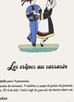 Bouchara Torchon, Essuie-Mains^TORCHON CRÊPE BRETONNE FAÏENCE