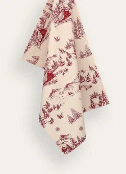 Bouchara Torchon, Essuie-Mains|Table De Noël^TORCHON EN COTON IMPRIMÉ MONTAGNE