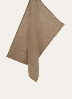 Bouchara Torchon, Essuie-Mains^TORCHON EN NID D’ABEILLE À RAYURES