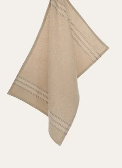 Bouchara Torchon, Essuie-Mains^TORCHON EN NID D’ABEILLE À RAYURES