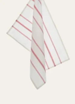 Bouchara Torchon, Essuie-Mains^TORCHON RAYÉ EN TOILE DE COTON