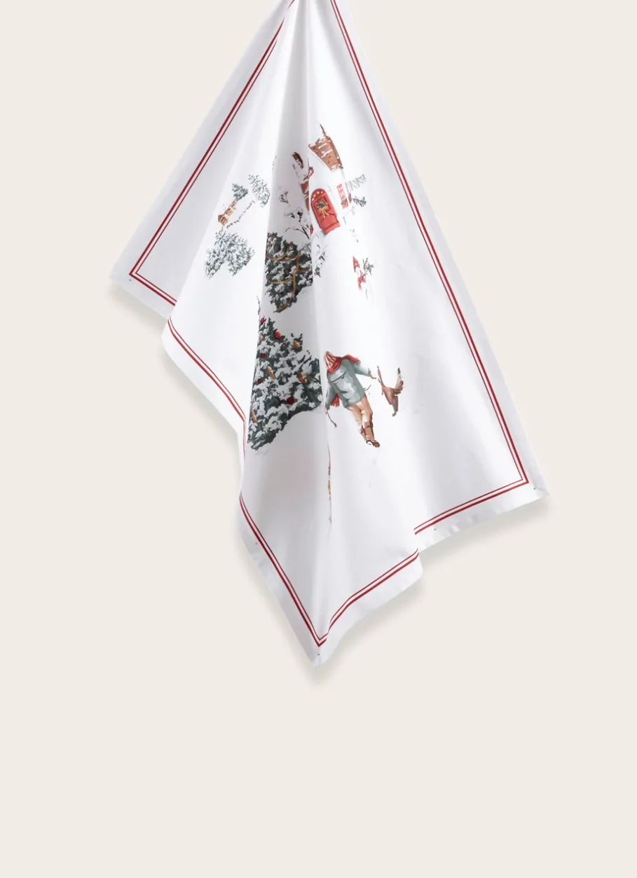 Bouchara Torchon, Essuie-Mains|Table De Noël^TORCHON SCÈNE DE NOËL